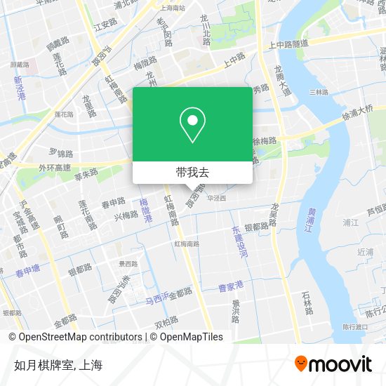 如月棋牌室地图