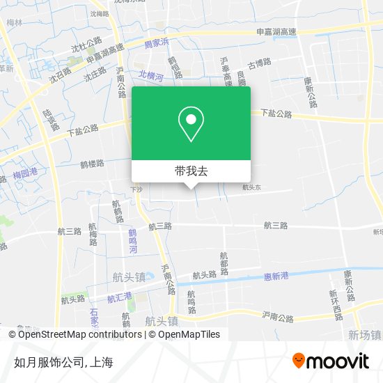 如月服饰公司地图
