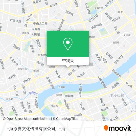 上海添喜文化传播有限公司地图