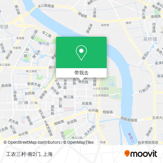 工农三村-南2门地图