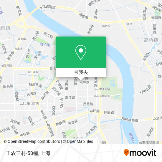 工农三村-50幢地图