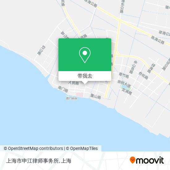 上海市申江律师事务所地图