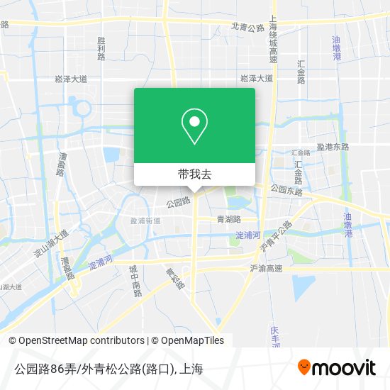 公园路86弄/外青松公路(路口)地图