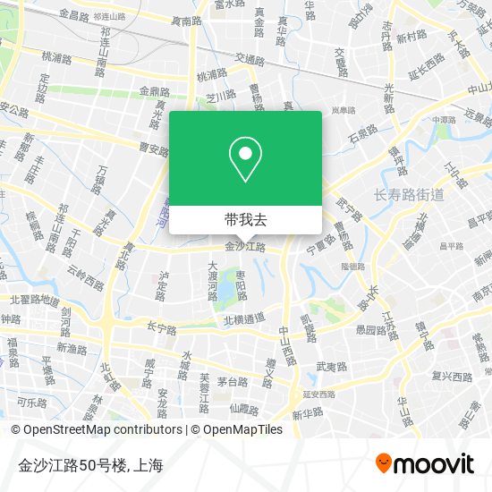 金沙江路50号楼地图