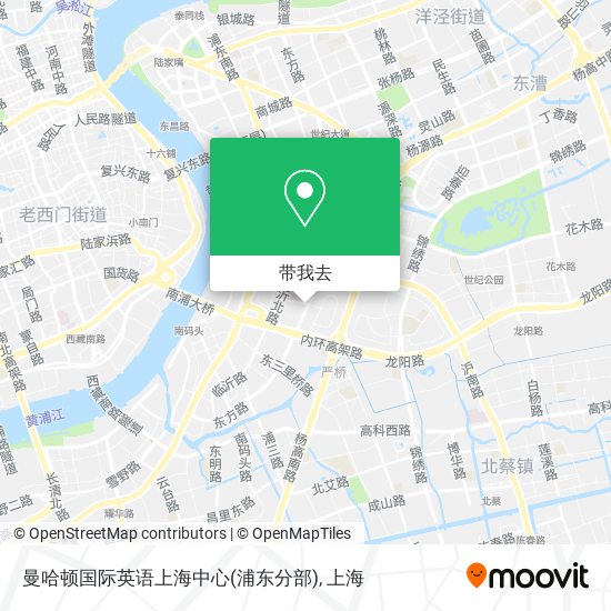 曼哈顿国际英语上海中心(浦东分部)地图