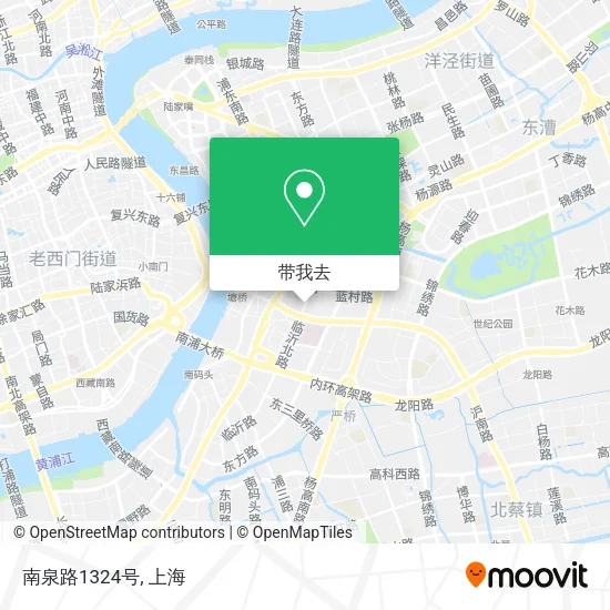 南泉路1324号地图