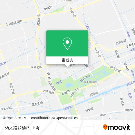 菊太路联杨路地图
