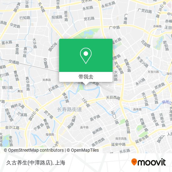久古养生(中潭路店)地图