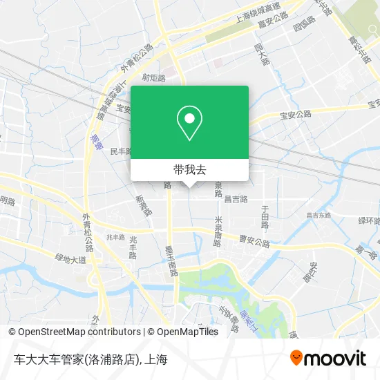 车大大车管家(洛浦路店)地图