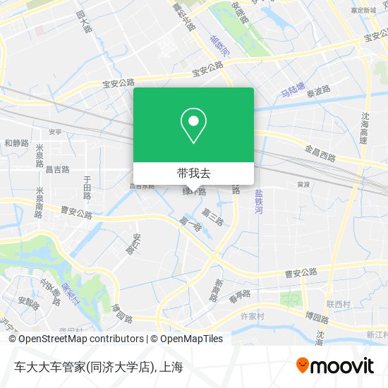 车大大车管家(同济大学店)地图