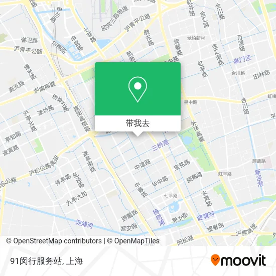 91闵行服务站地图