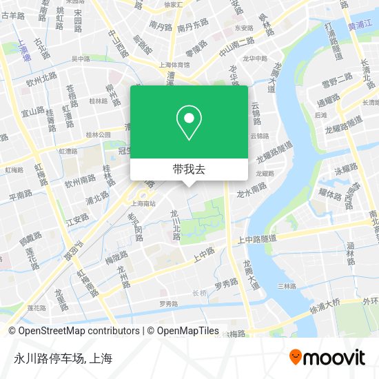 永川路停车场地图