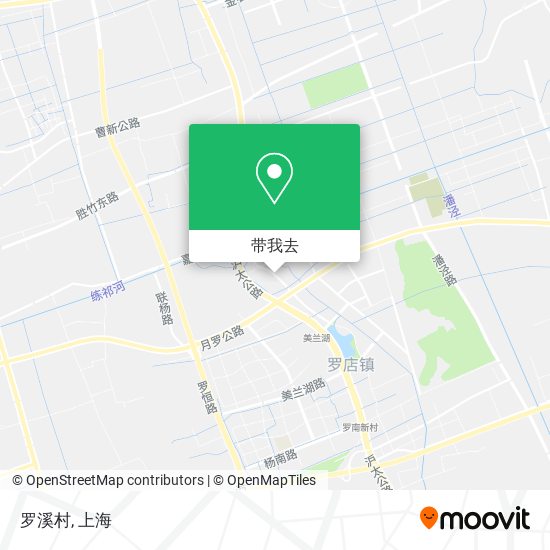 罗溪村地图