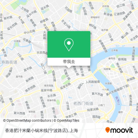 香港肥汁米蘭小锅米线(宁波路店)地图