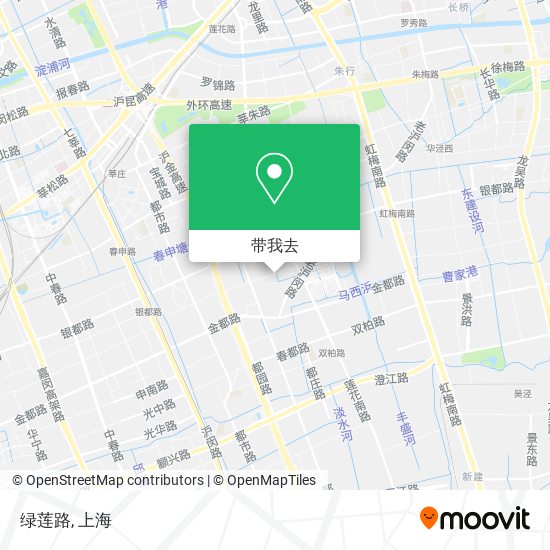 绿莲路地图