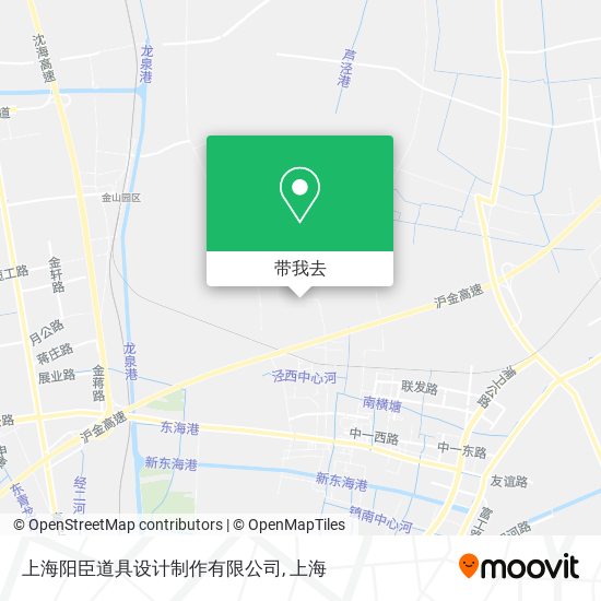 上海阳臣道具设计制作有限公司地图