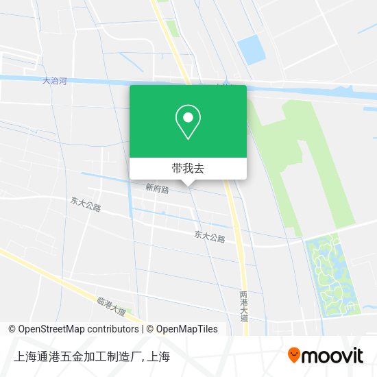 上海通港五金加工制造厂地图