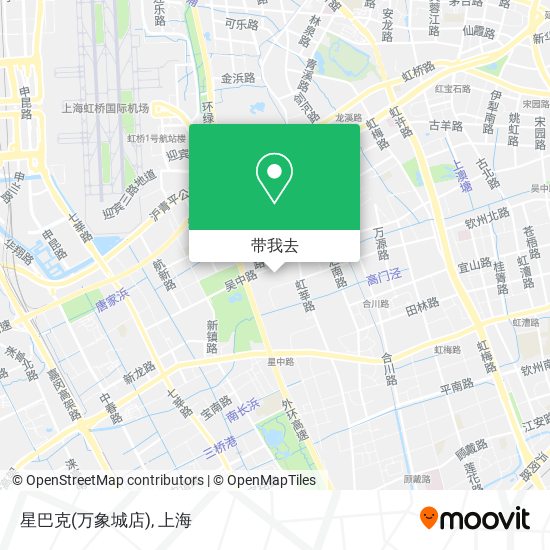 星巴克(万象城店)地图