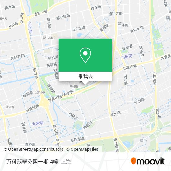 万科翡翠公园一期-4幢地图