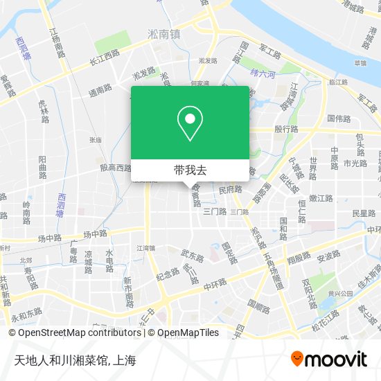 天地人和川湘菜馆地图