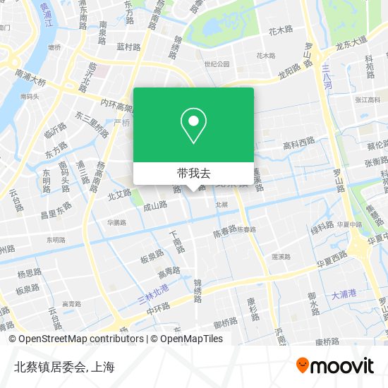 北蔡镇居委会地图
