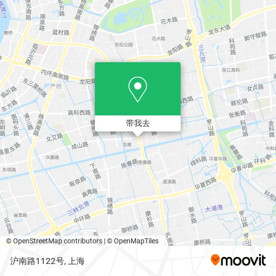 沪南路1122号地图