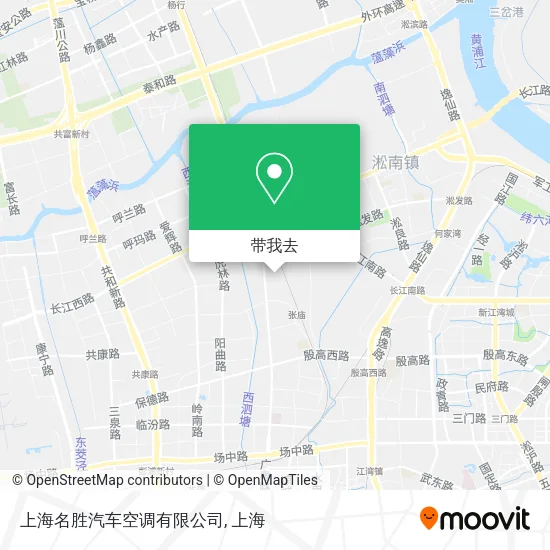上海名胜汽车空调有限公司地图