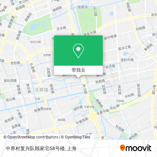 中界村复兴队顾家宅58号楼地图
