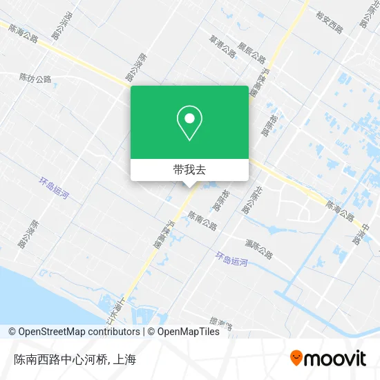 陈南西路中心河桥地图