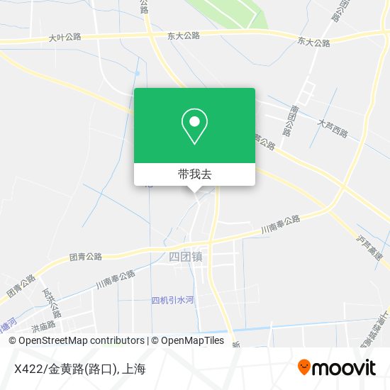 X422/金黄路(路口)地图