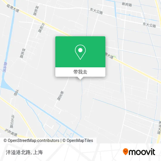 洋溢港北路地图
