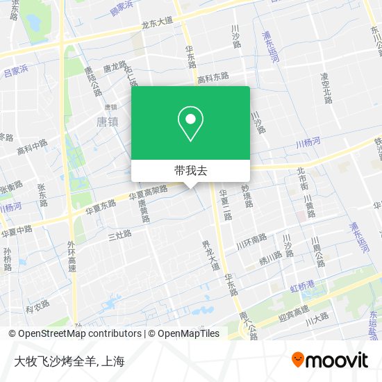 大牧飞沙烤全羊地图