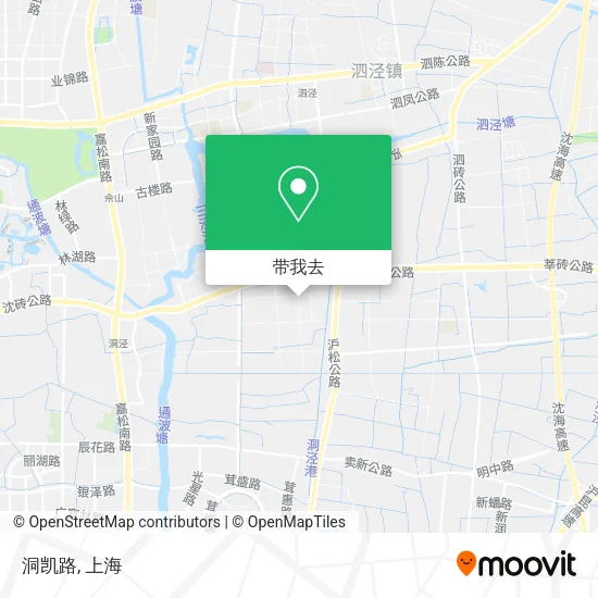 洞凯路地图