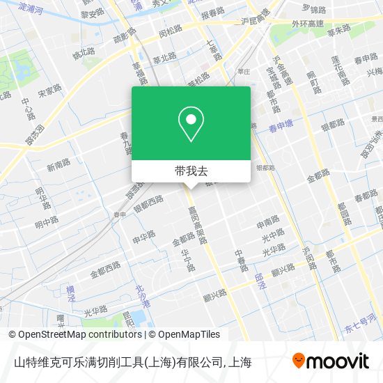 山特维克可乐满切削工具(上海)有限公司地图