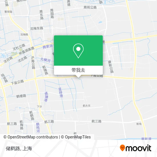 储鹤路地图