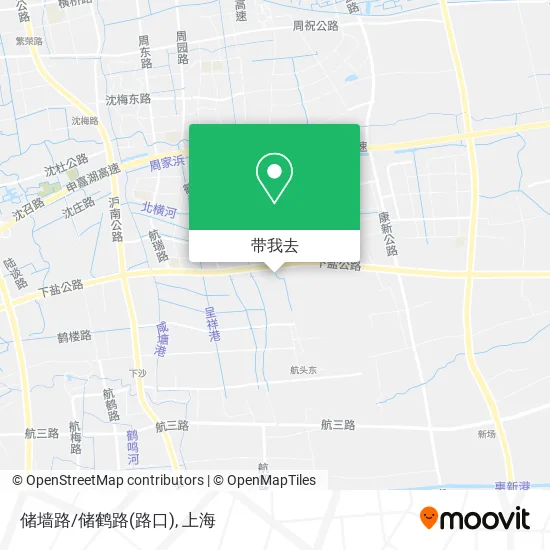 储墙路/储鹤路(路口)地图