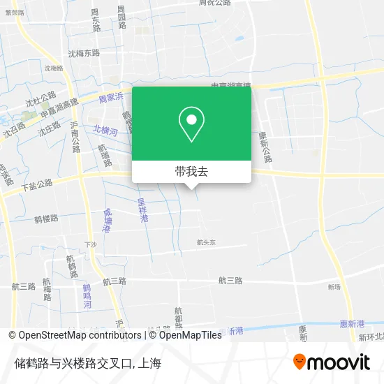 储鹤路与兴楼路交叉口地图