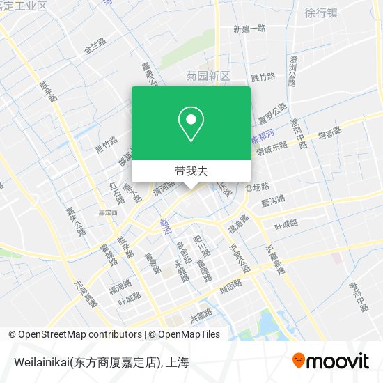 Weilainikai(东方商厦嘉定店)地图