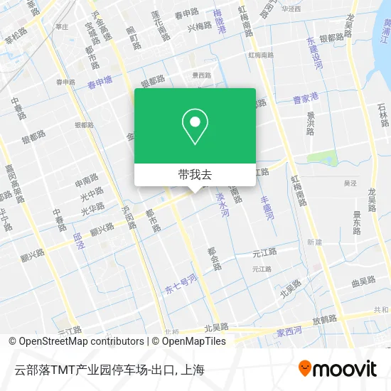 云部落TMT产业园停车场-出口地图