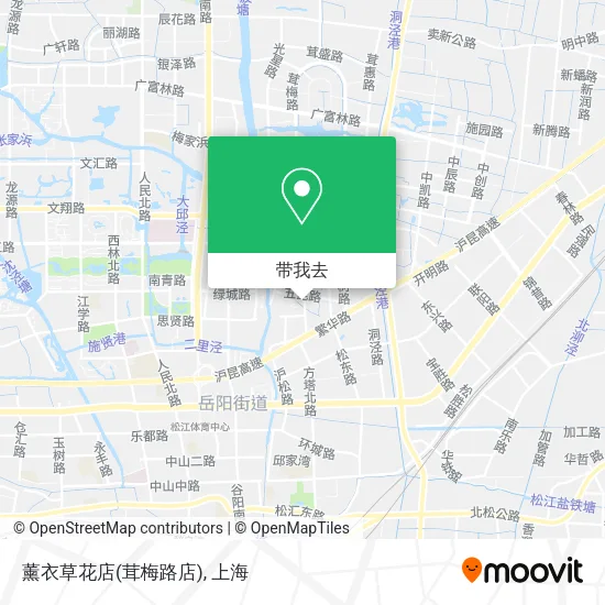 薰衣草花店(茸梅路店)地图