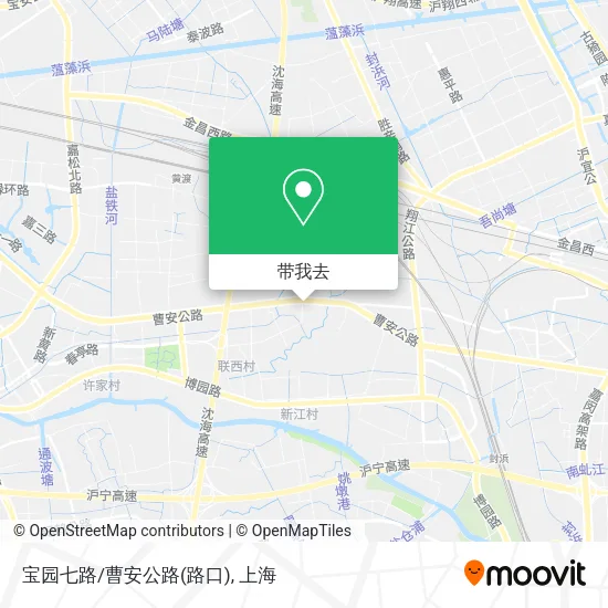 宝园七路/曹安公路(路口)地图
