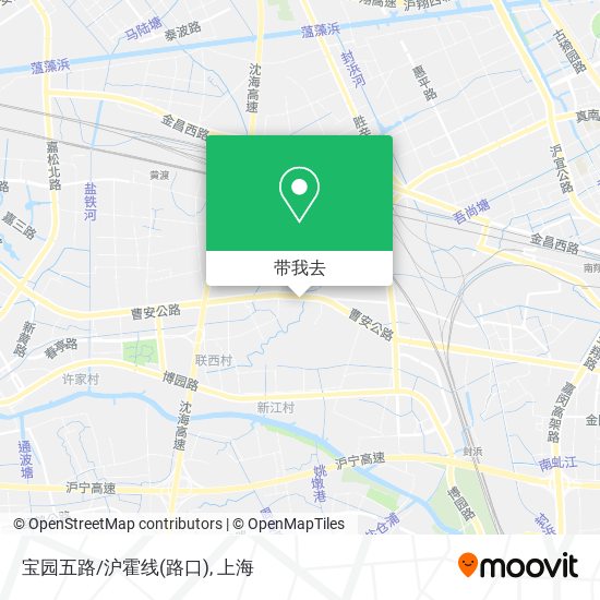 宝园五路/沪霍线(路口)地图