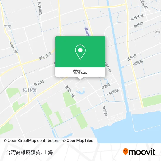 台湾高雄麻辣烫地图