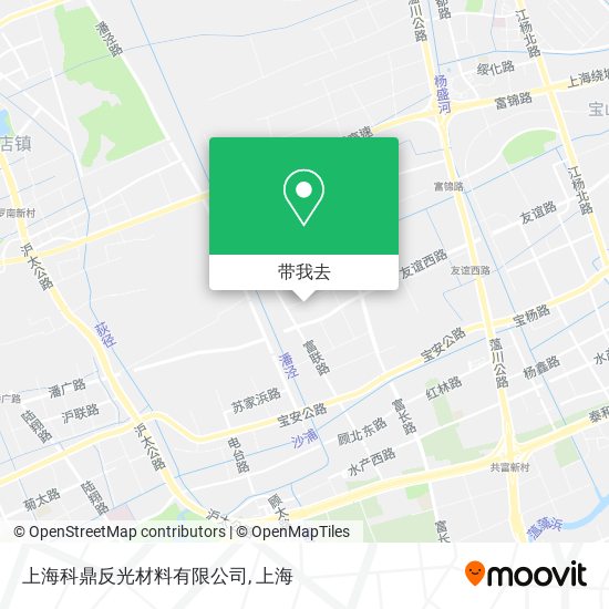 上海科鼎反光材料有限公司地图