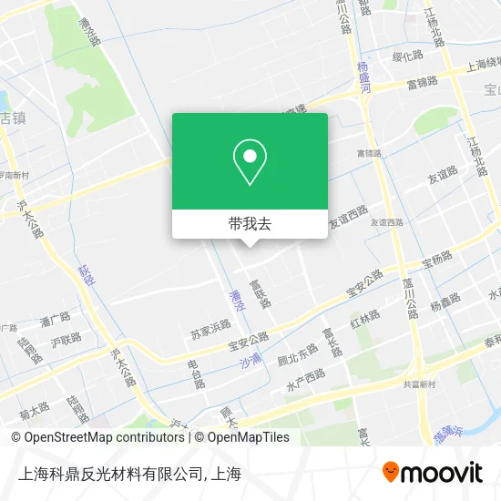 上海科鼎反光材料有限公司地图
