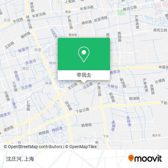 沈庄河地图