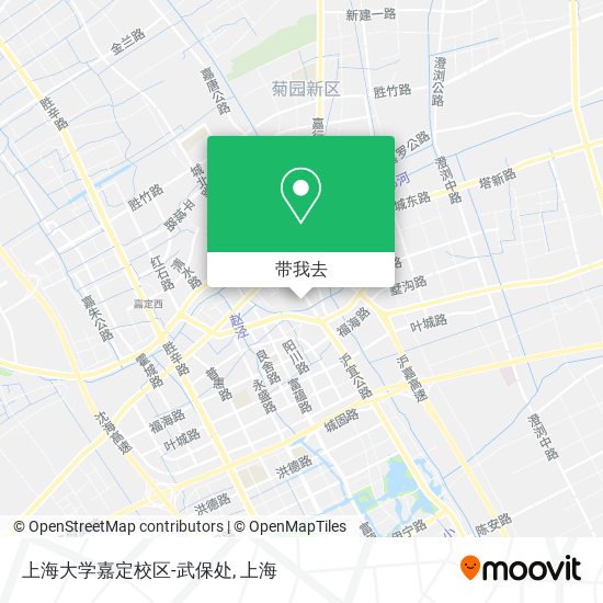 上海大学嘉定校区-武保处地图