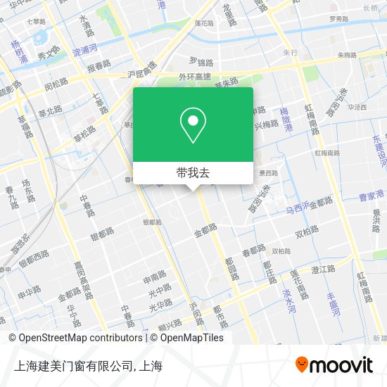 上海建美门窗有限公司地图