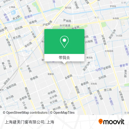 上海建美门窗有限公司地图