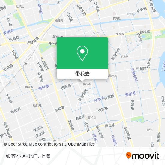 银莲小区-北门地图